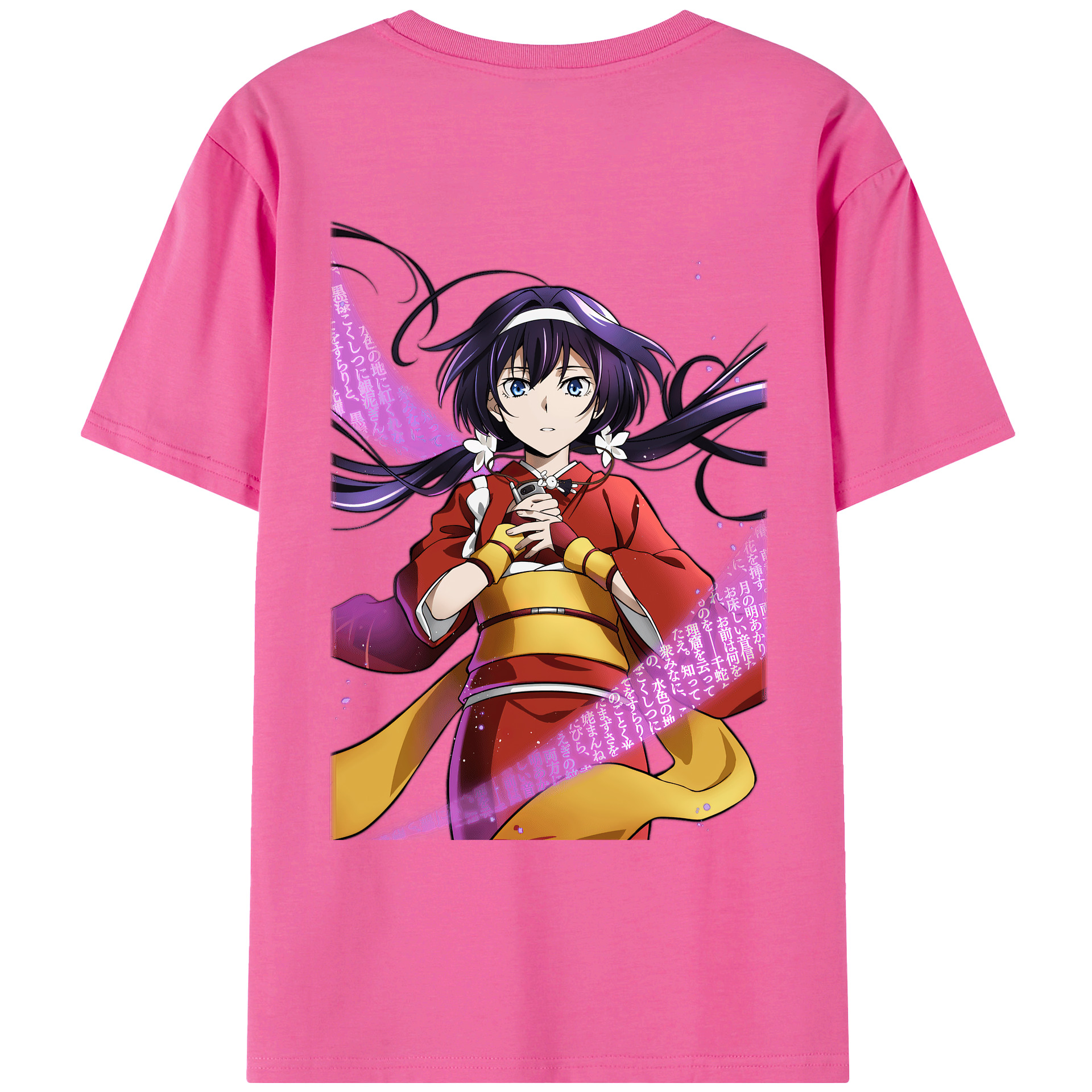 （画像用） 文豪ストレイドッグス Bungo Stray Dogs レディース半袖Tシャツ(バックプリント)